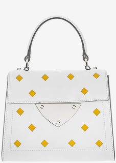 Маленькая кожаная сумка с откидным клапаном B14 Foro Rombi Coccinelle