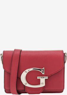 Маленькая сумка через плечо с двумя отделами Guess