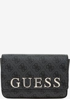 Маленькая сумка с монограммой бренда Guess
