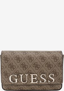 Маленькая сумка с монограммой бренда Guess