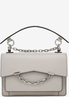 Бежевая сумка из натуральной кожи Karl Lagerfeld