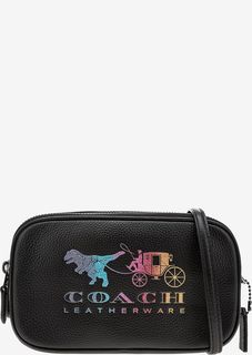 Маленькая черная сумка со съемным плечевым ремнем Coach