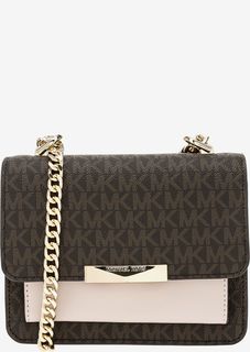 Маленькая сумка с монограммой бренда Jade Michael Michael Kors