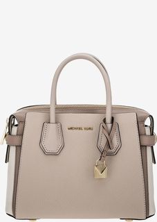 Сумка из зерненой кожи со съемным плечевым ремнем Mercer Michael Michael Kors