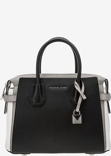 Сумка из зерненой кожи со съемным плечевым ремнем Mercer Michael Michael Kors