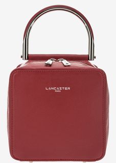 Маленькая кожаная сумка с металлической ручкой Lancaster