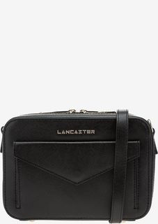 Кожаная сумка через плечо с карманами Lancaster