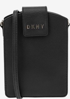 Маленькая кожаная сумка через плечо Dkny