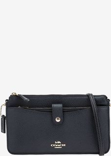 Маленькая сумка из зерненой кожи Noa Coach
