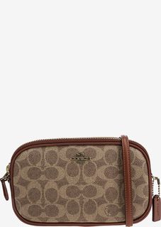 Маленькая сумка через плечо с двумя отделами Sadie Coach