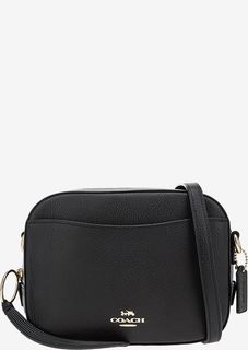 Маленькая сумка через плечо из натуральной кожи Coach