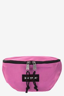 Розовая поясная сумка из текстиля Eastpak