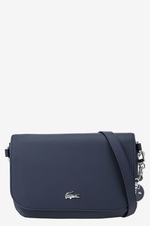 Синяя сумка со съемным плечевым ремнем Lacoste