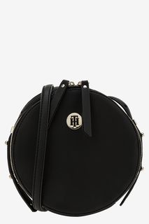 Черная сумка круглой формы Tommy Hilfiger