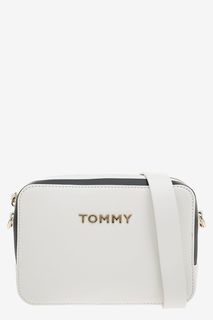 Маленькая белая сумка через плечо Tommy Hilfiger