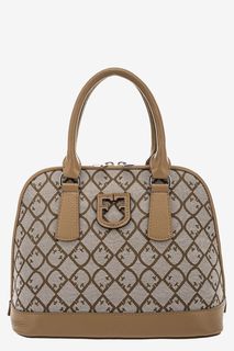 Текстильная сумка с кожаными вставками Fantastica Furla