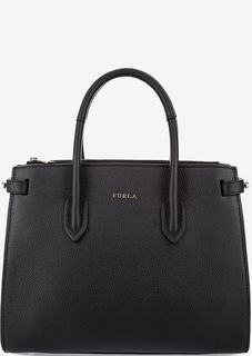 Сумка из натуральной кожи с двумя отделами Furla