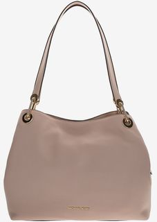 Кожаная кораллового цвета сумка с длинными ручками Raven Michael Michael Kors