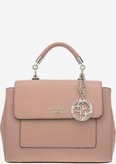Розовая сумка со съемным плечевым ремнем Guess