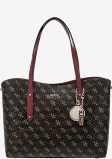 Вместительная сумка с монограммой бренда Guess