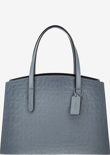 Кожаная сумка со съемным плечевым ремнем Coach