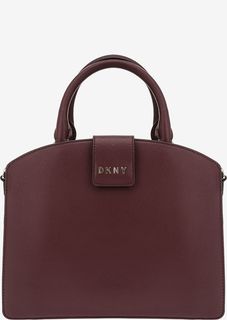 Кожаная сумка с боковыми отделениями Dkny