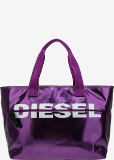 Фиолетовая сумка с принтом Diesel