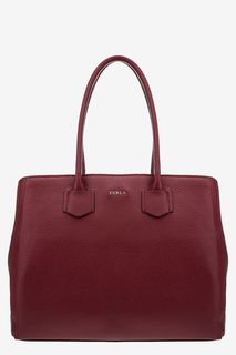 Кожаная сумка с длинными ручками Alba Furla