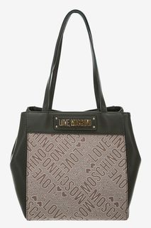Текстильная сумка с длинными ручками Love Moschino
