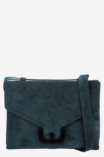 Замшевая сумка с широким плечевым ремнем Ambrine Cross Suede Coccinelle