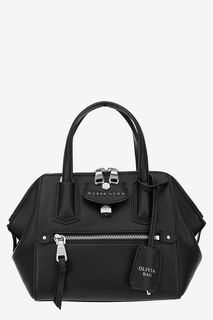 Сумка из натуральной кожи со съемным плечевым ремнем Guess