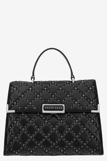 Черная сумка из натуральной кожи Belle Guess