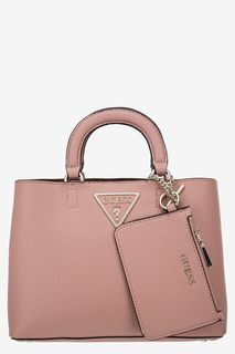 Розовая сумка со съемным плечевым ремнем Guess