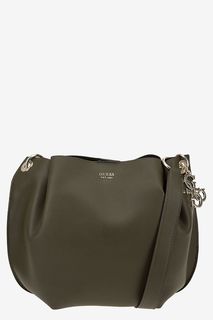 Сумка цвета хаки со съемным плечевым ремнем Guess