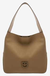 Сумка из зерненой кожи с длинной широкой ручкой Dea Furla