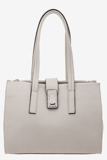 Серая сумка из натуральной кожи Idea Furla