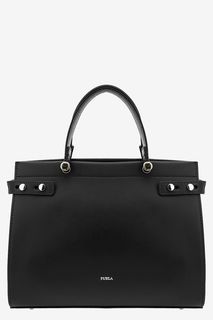 Сумка из гладкой кожи с короткими ручками Lady Furla