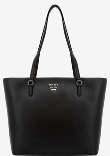 Вместительная сумка из зерненой кожи Dkny