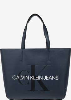 Вместительная сумка с логотипом бренда Calvin Klein Jeans