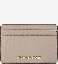 Визитница розового цвета из мягкой кожи Money Pieces Michael Michael Kors