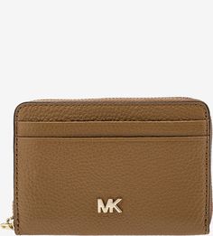 Кожаная визитница на молнии Money Piece Michael Michael Kors