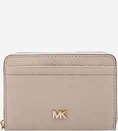 Кожаная визитница на молнии Money Piece Michael Michael Kors