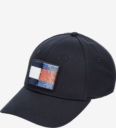 Хлопковая бейсболка со съемной нашивкой Tommy Hilfiger