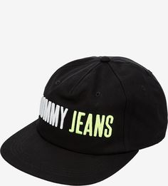 Хлопковая бейсболка с логотипом бренда Tommy Jeans