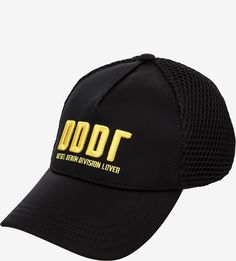 Черная бейсболка с вышивкой Diesel