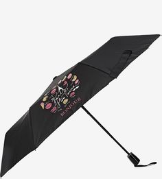 Складной автоматический зонт с контрастным принтом Doppler