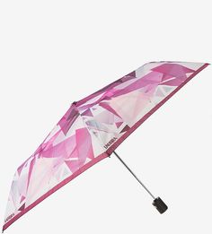 Складной автоматический зонт с куполом цвета фуксии Labbra