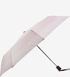 Розовый полуавтоматический зонт в горошек Doppler