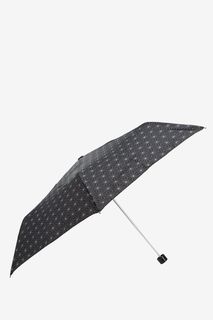 Механический зонт с куполом черного цвета Doppler