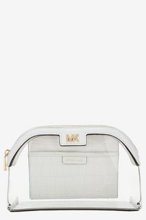 Прозрачная косметичка с фактурными вставками Michael Michael Kors